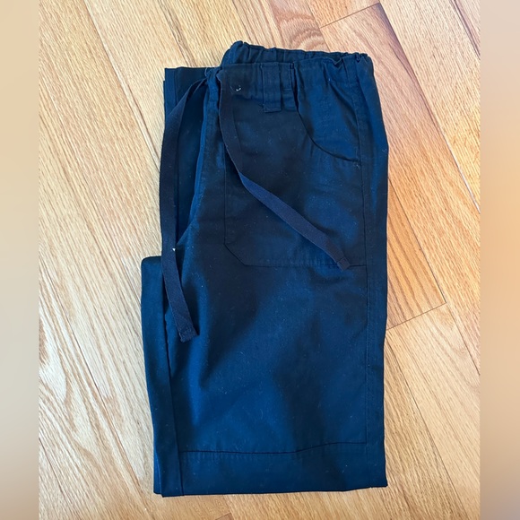 Black Adjustable Scrub Pants - Picture 2 of 2